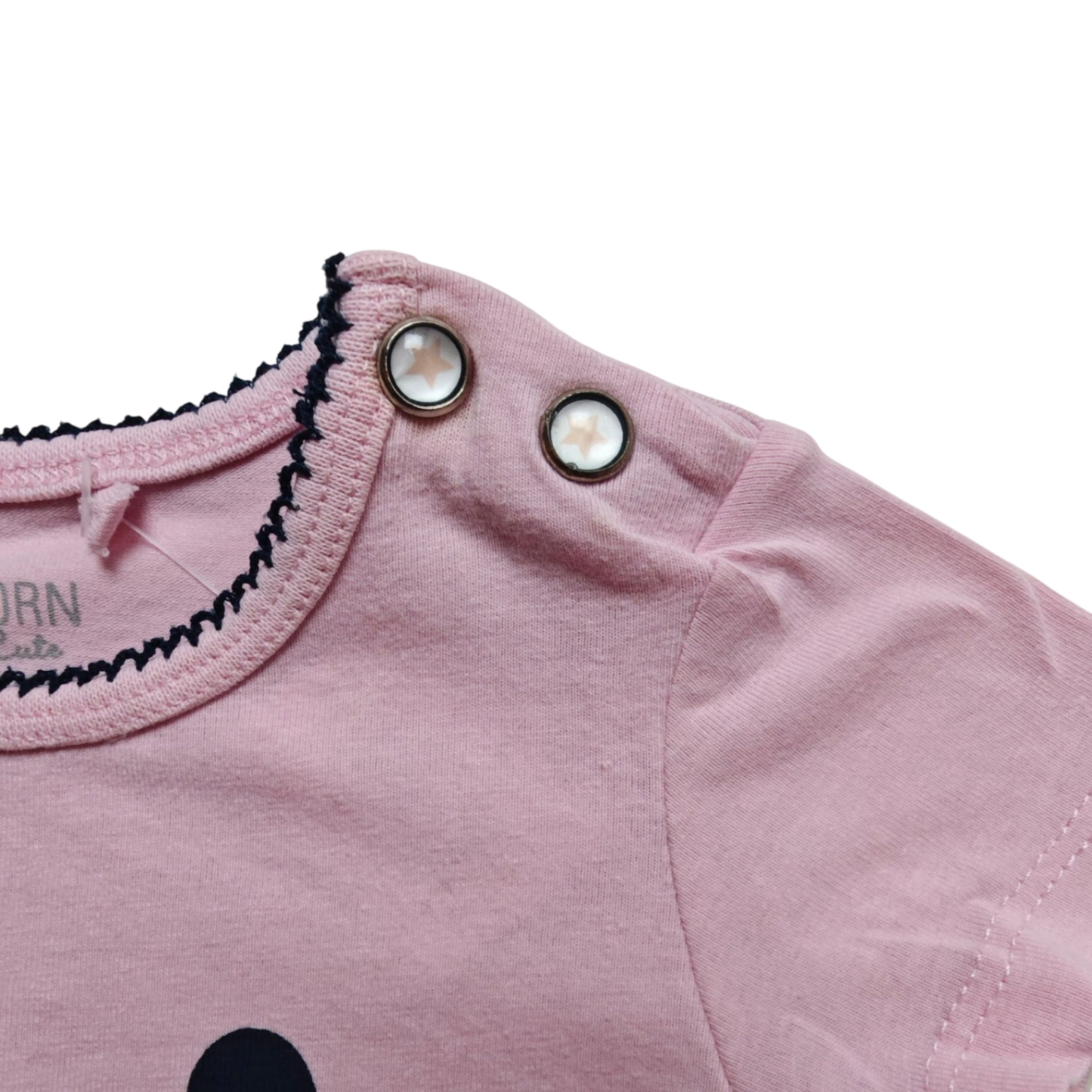 Newborn Kurzarmshirt Rosa Größe 62