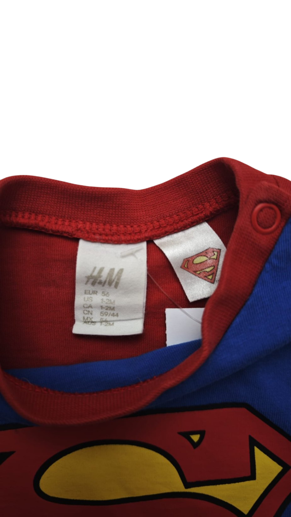 H&M Body Blau Größe 56