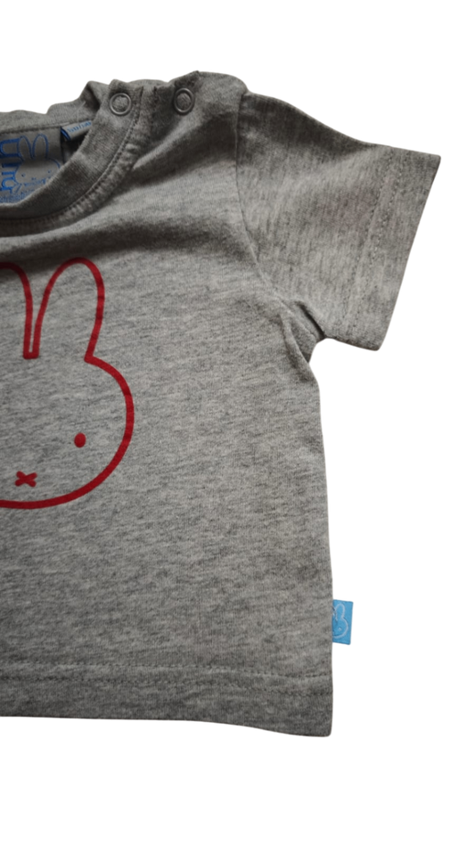 Miffy Kurzarmshirt Grau Größe 50-56