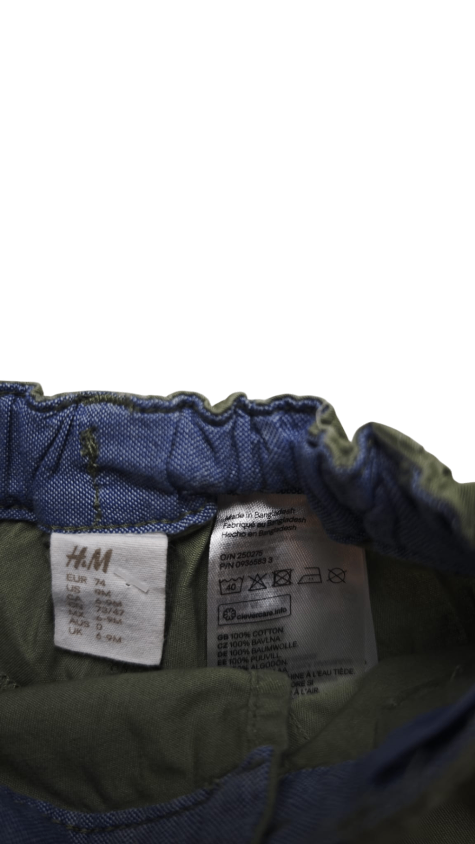 H&M Shorts Olivgrün Größe 74