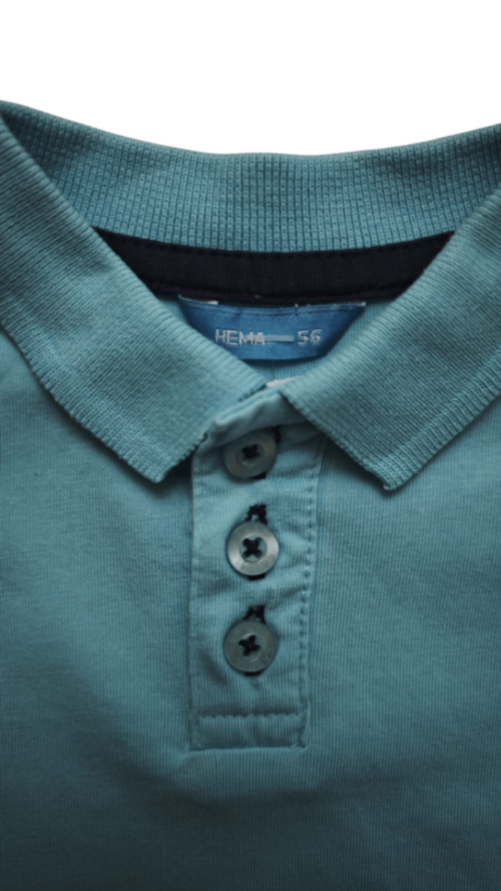 H&M Kurzarmshirt Hellblau Größe 56