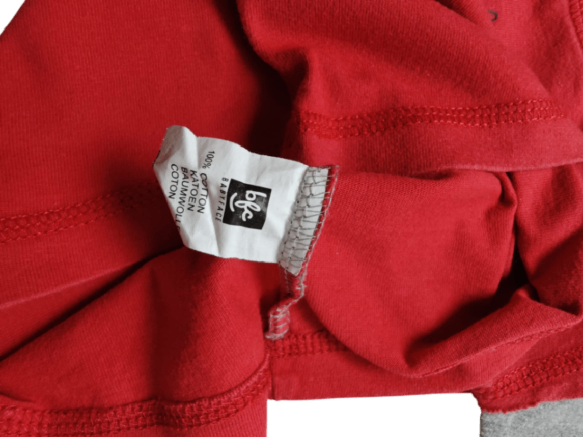bfc Langarmshirt Rot Größe 62