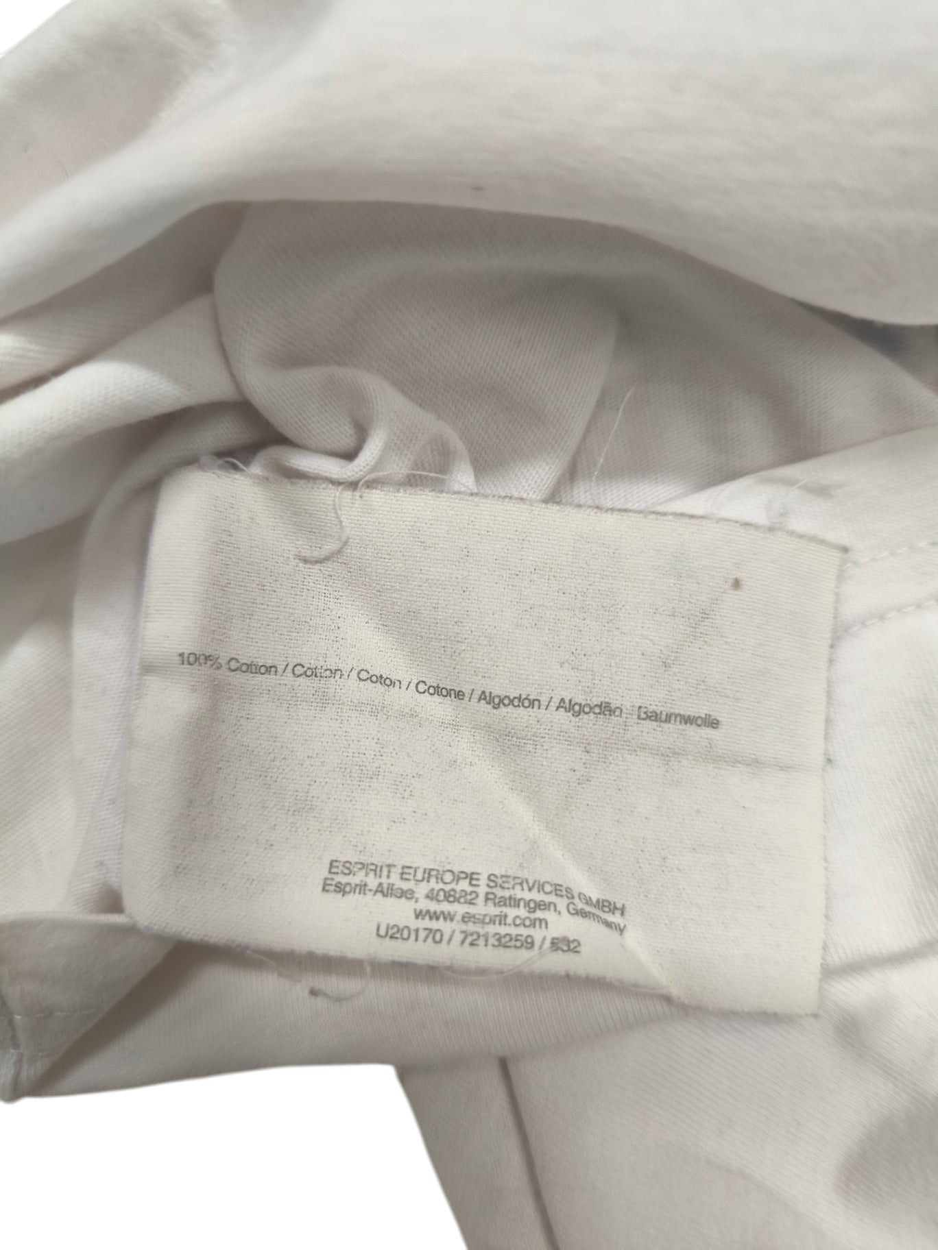 Esprit Langarmshirt Weiß Größe 74