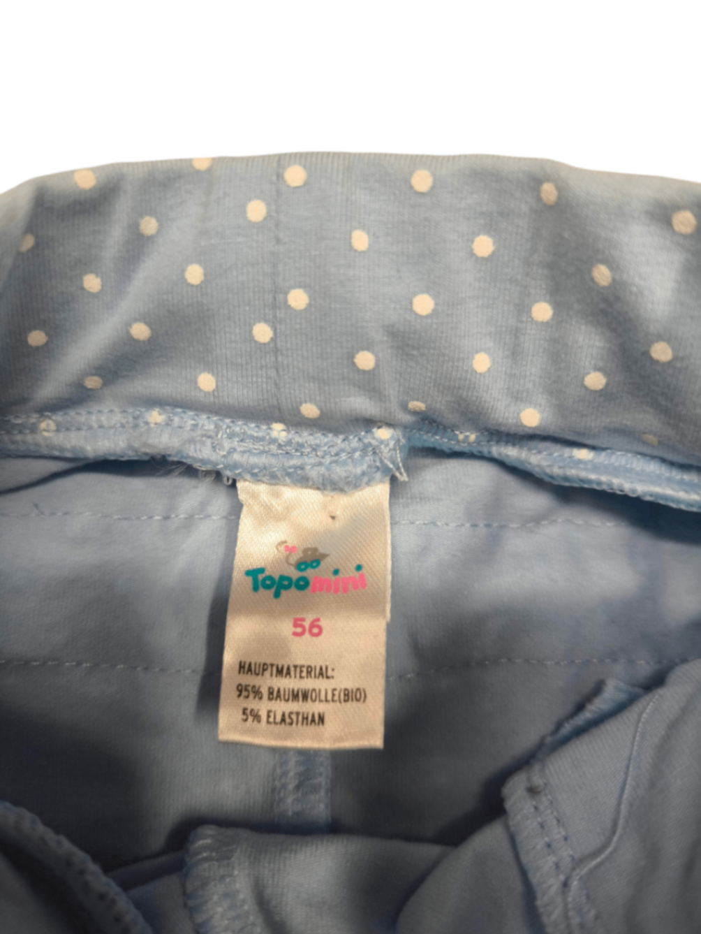 Topomini Softhose Hellblau Größe 56