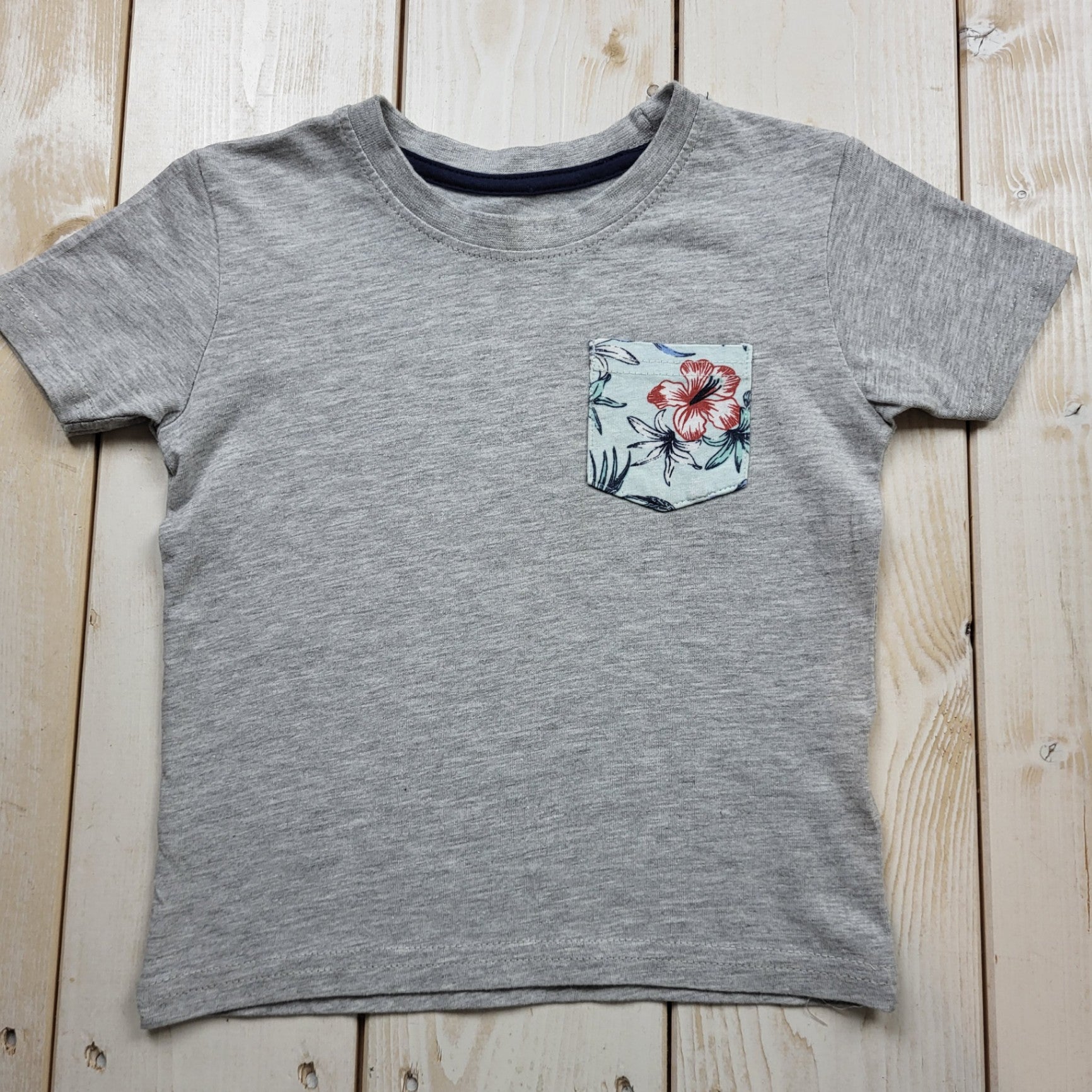 Primark Kurzarmshirt Grau Größe 80