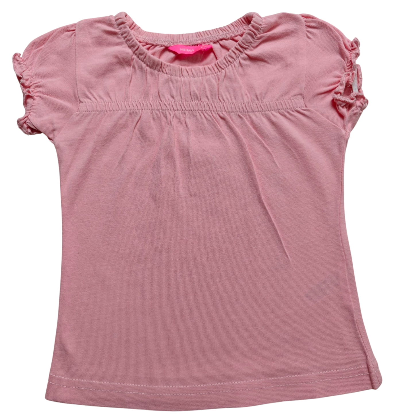 HEMA Kurzarmshirt Rosa Größe 68