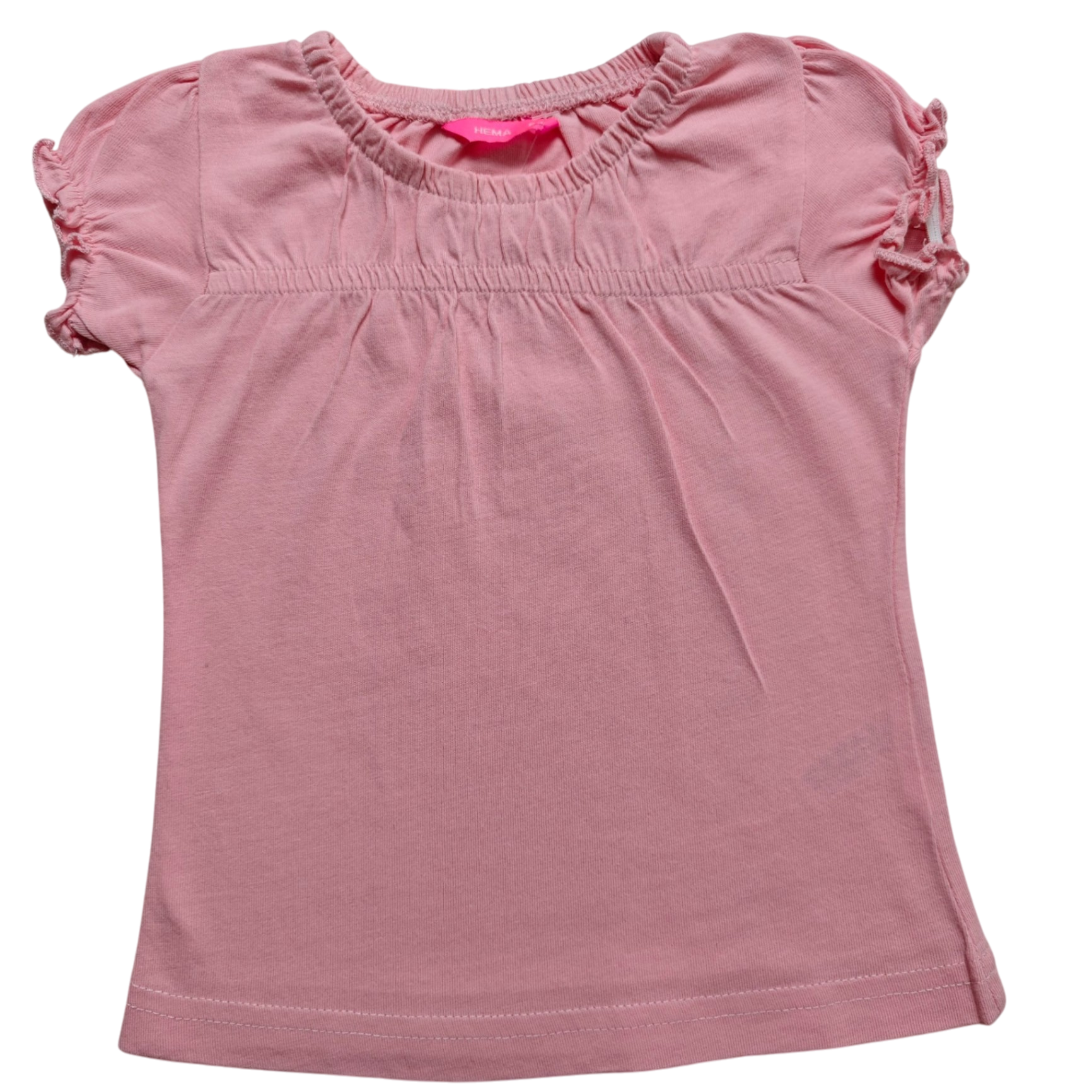 HEMA Kurzarmshirt Rosa Größe 68