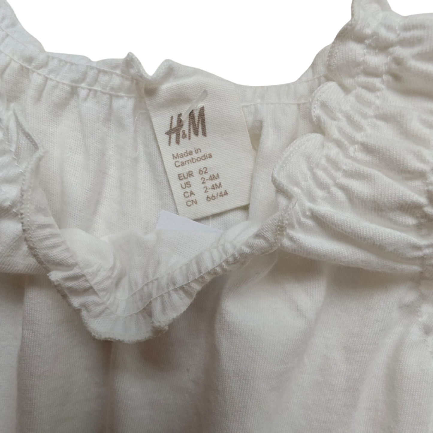 H&M Kleid Weiß Größe 62