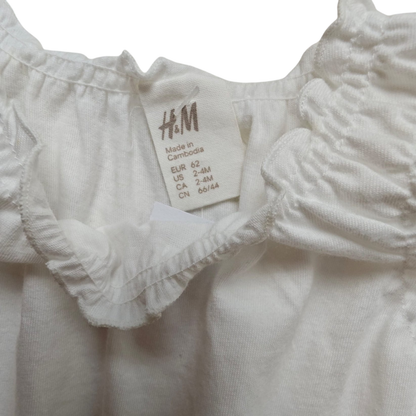 H&M Kleid Weiß Größe 62