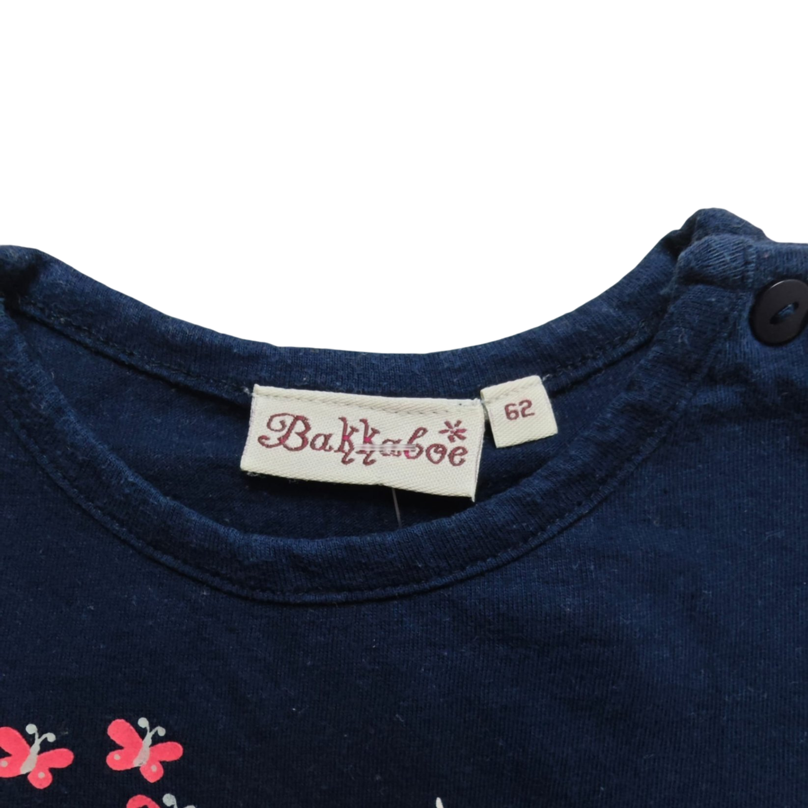 Bakkaboe Kurzarmshirt Dunkelblau Größe 62