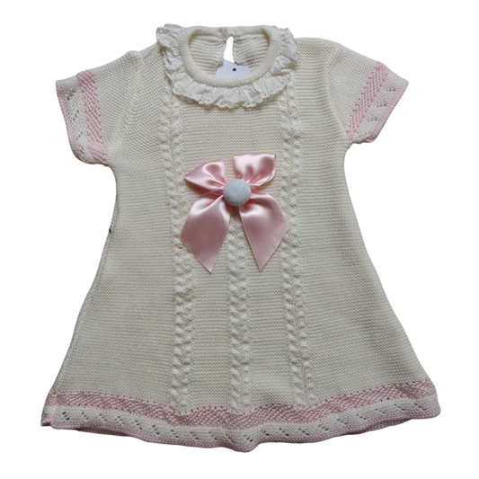 Fruit de ma passion Kleid Creme, Pink Größe 68