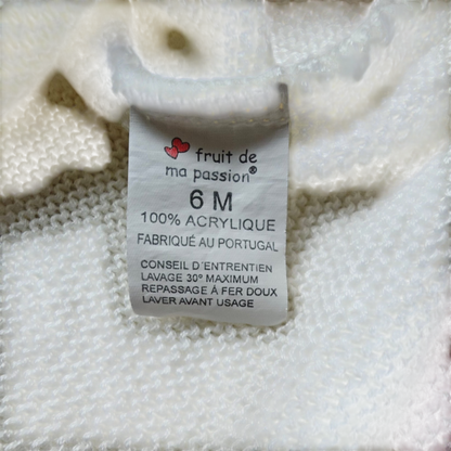 Fruit de ma passion Kleid Creme, Pink Größe 68