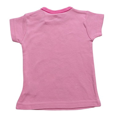 Markenlos Kurzarmshirt Pink Größe 68
