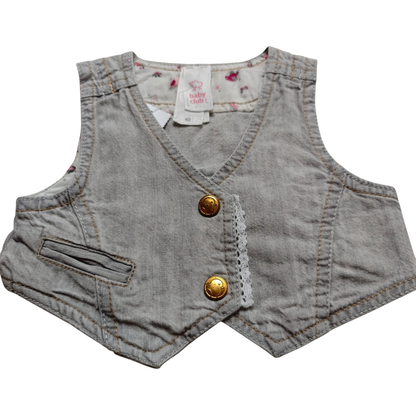 Baby Club Weste Grau Größe 62