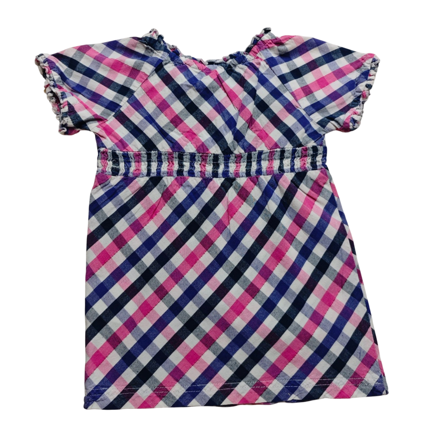 Prenatal Kleid Bunt (Pink, Blau, Weiß) Größe 68