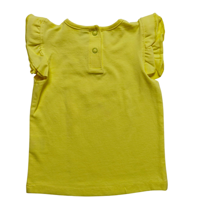 Newborn Kurzarmshirt Gelb Größe 68