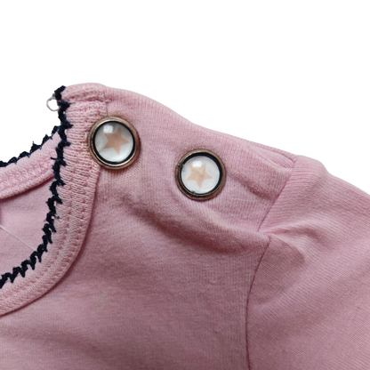 Newborn Kurzarmshirt Rosa Größe 62