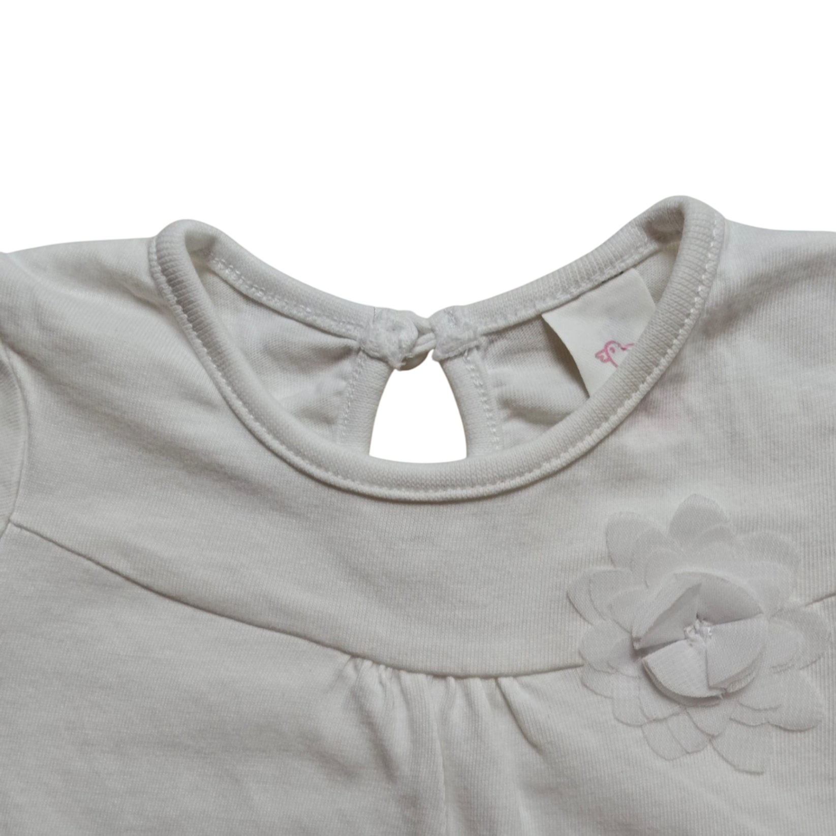 Baby Club Kurzarmshirt Weiß Größe 62