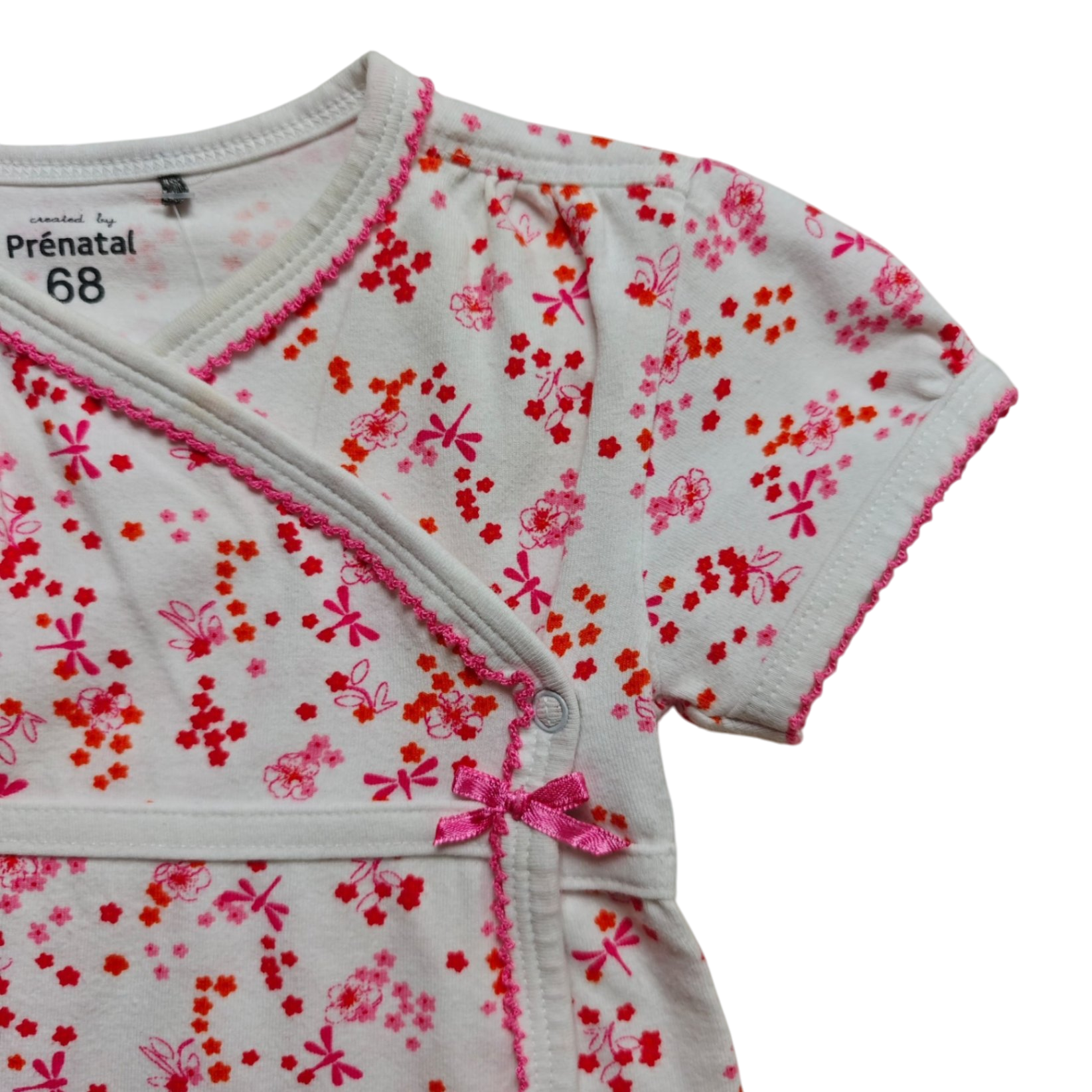 Prénatal Kleid Weiß, Rosa, Rot Größe 68