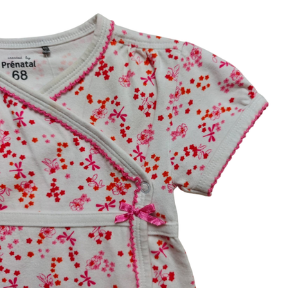 Prénatal Kleid Weiß, Rosa, Rot Größe 68