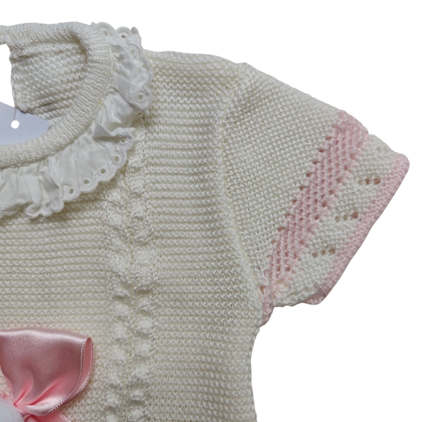 Fruit de ma passion Kleid Creme, Pink Größe 68