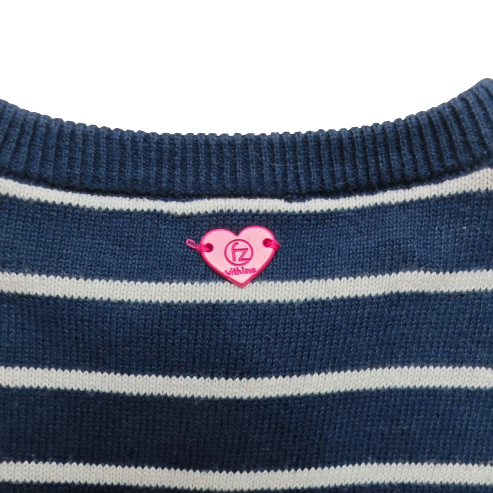 FR3NDZ Kleid Dunkelblau, Weiß, Pink Größe 62