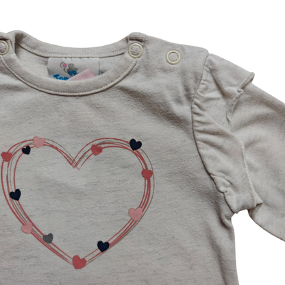 Topomini Langarmshirt Hellgrau Größe 62