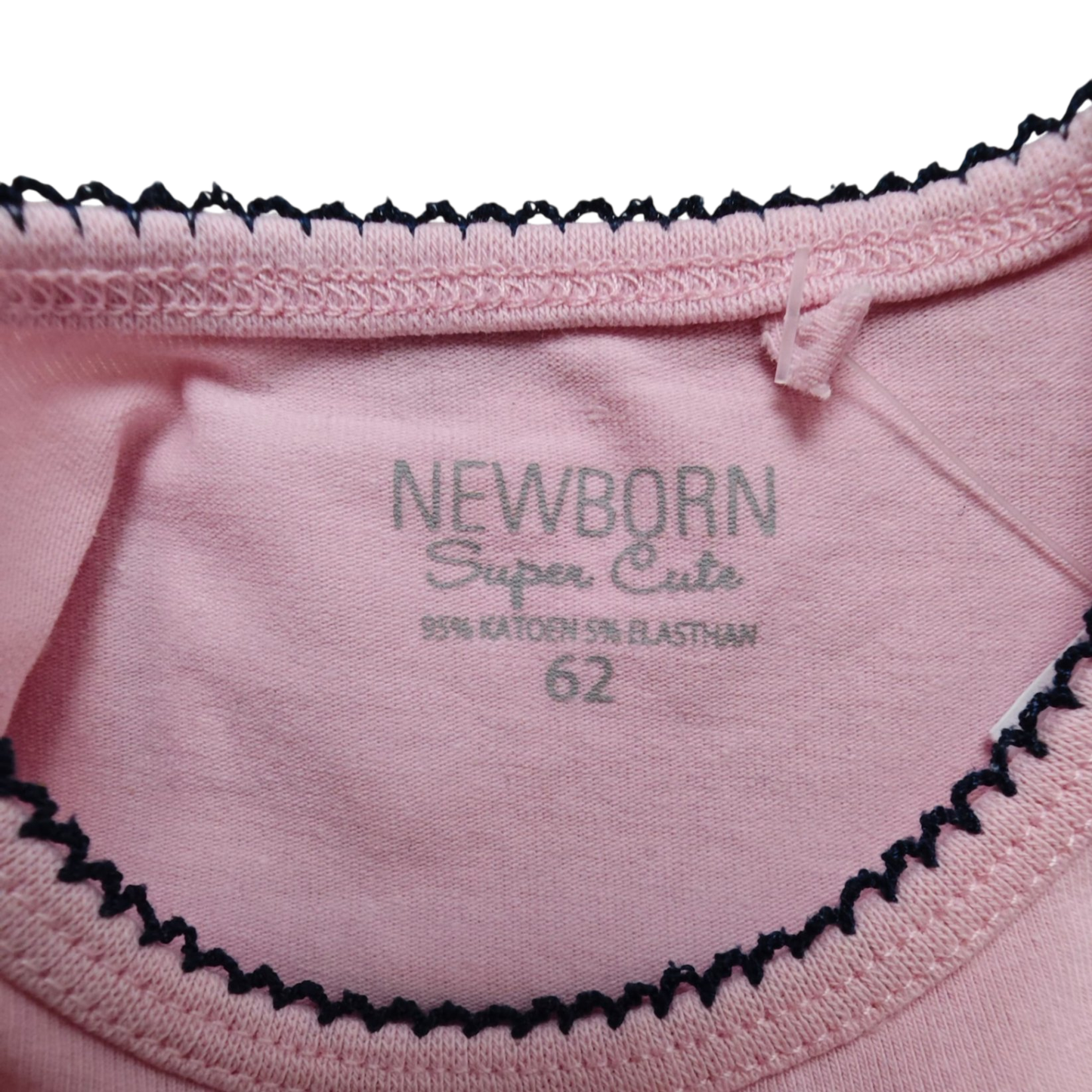 Newborn Kurzarmshirt Rosa Größe 62