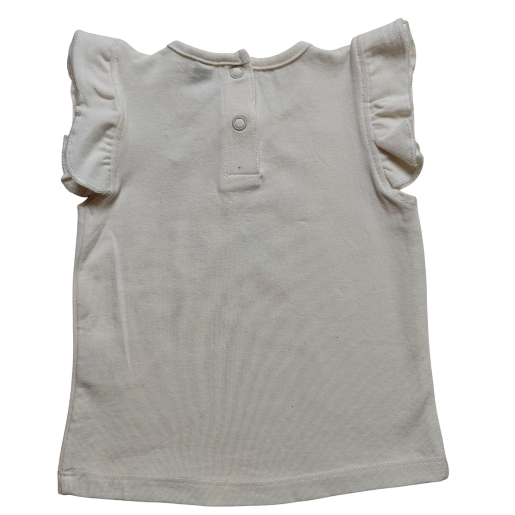 Newborn Kurzarmshirt Weiß Größe 62