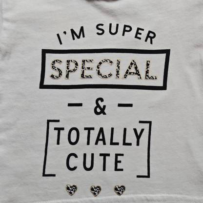 Bakkaboe Kurzarmshirt Weiß Größe 62