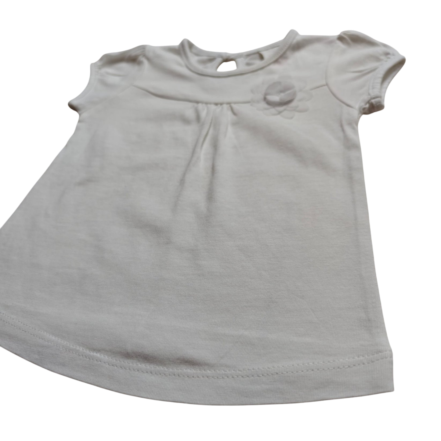 Baby Club Kurzarmshirt Weiß Größe 62