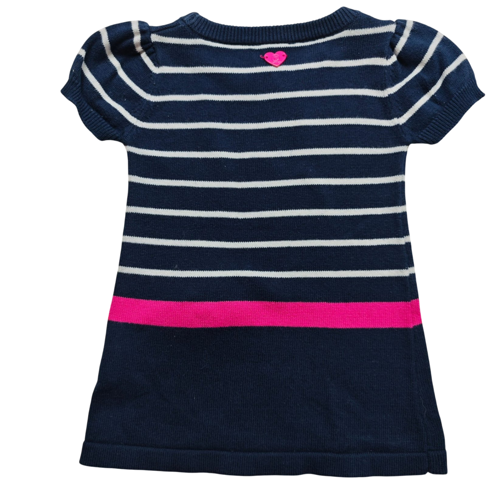 FR3NDZ Kleid Dunkelblau, Weiß, Pink Größe 62