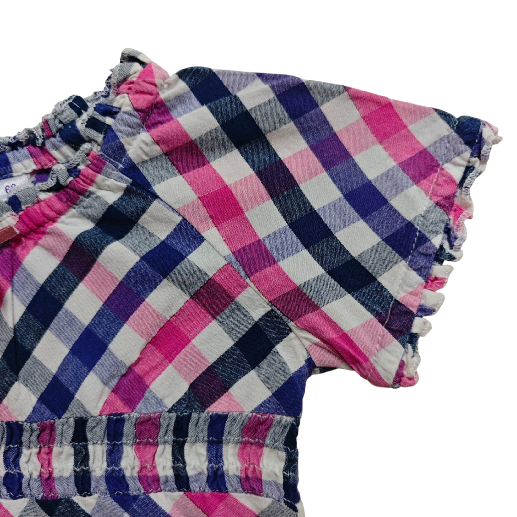 Prenatal Kleid Bunt (Pink, Blau, Weiß) Größe 68