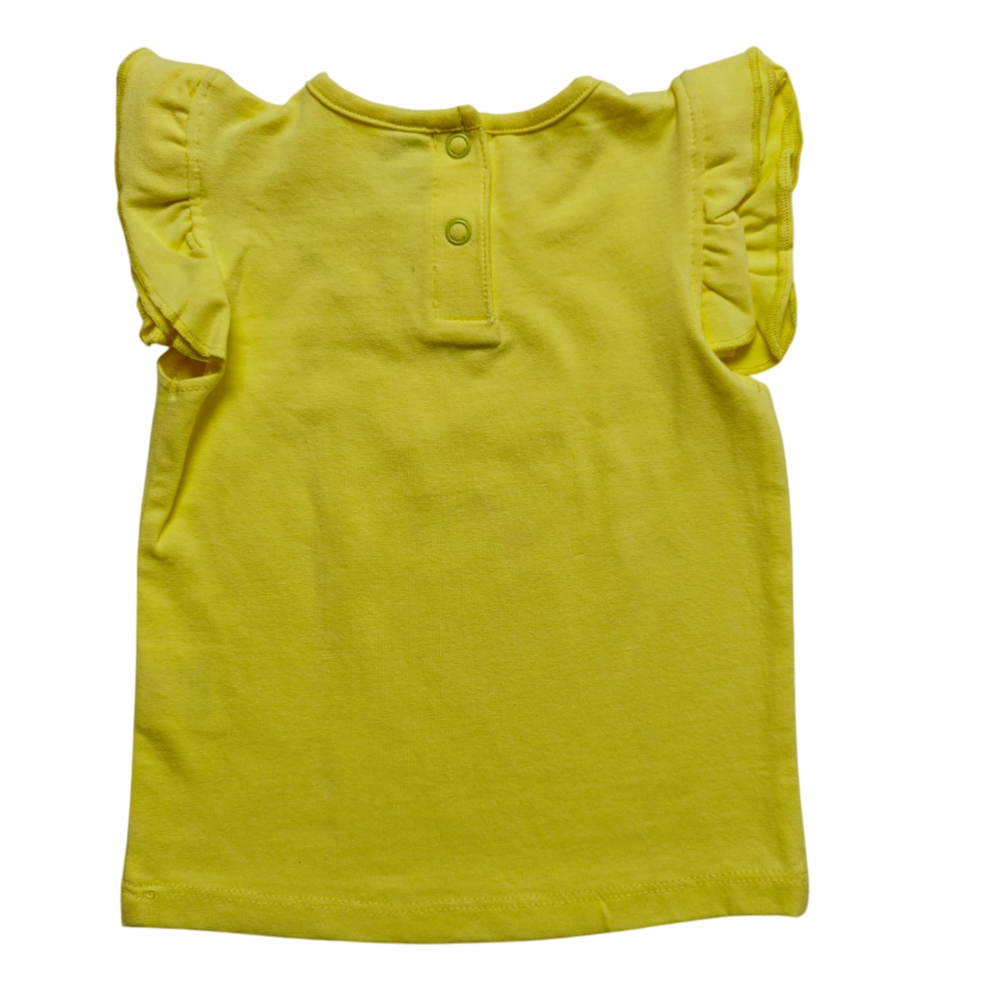 Newborn Kurzarmshirt Gelb Größe 68