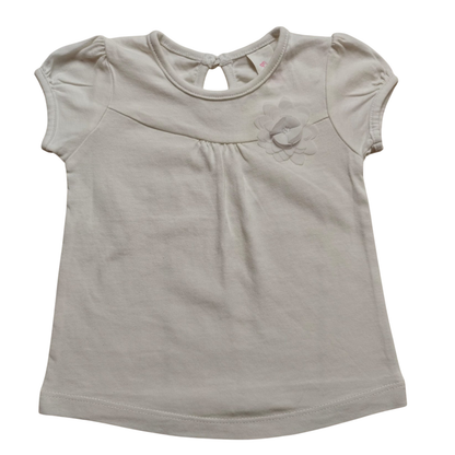 Baby Club Kurzarmshirt Weiß Größe 62