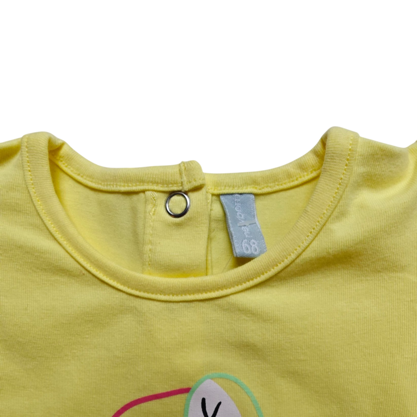 Newborn Kurzarmshirt Gelb Größe 68