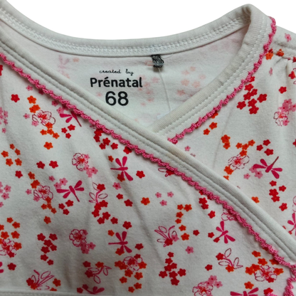 Prénatal Kleid Weiß, Rosa, Rot Größe 68