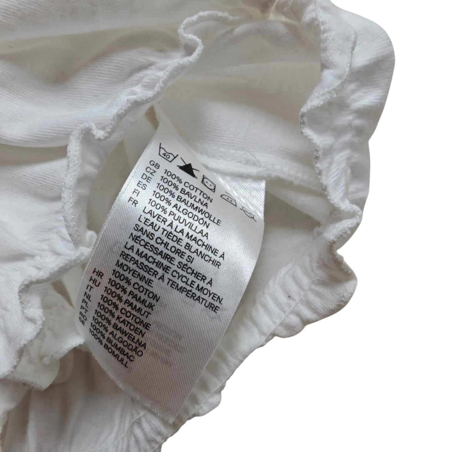 H&M Kleid Weiß Größe 62