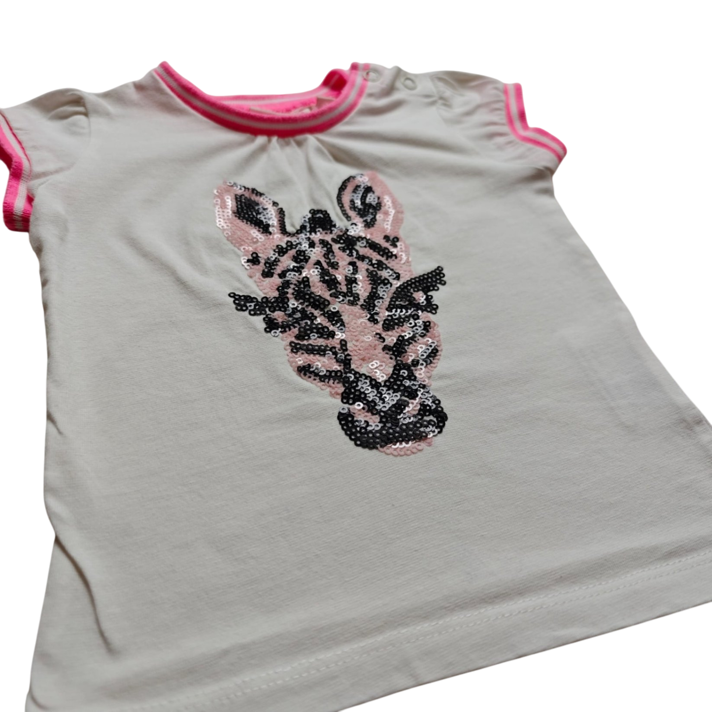 Bakkaboe Kurzarmshirt Weiß Größe 68