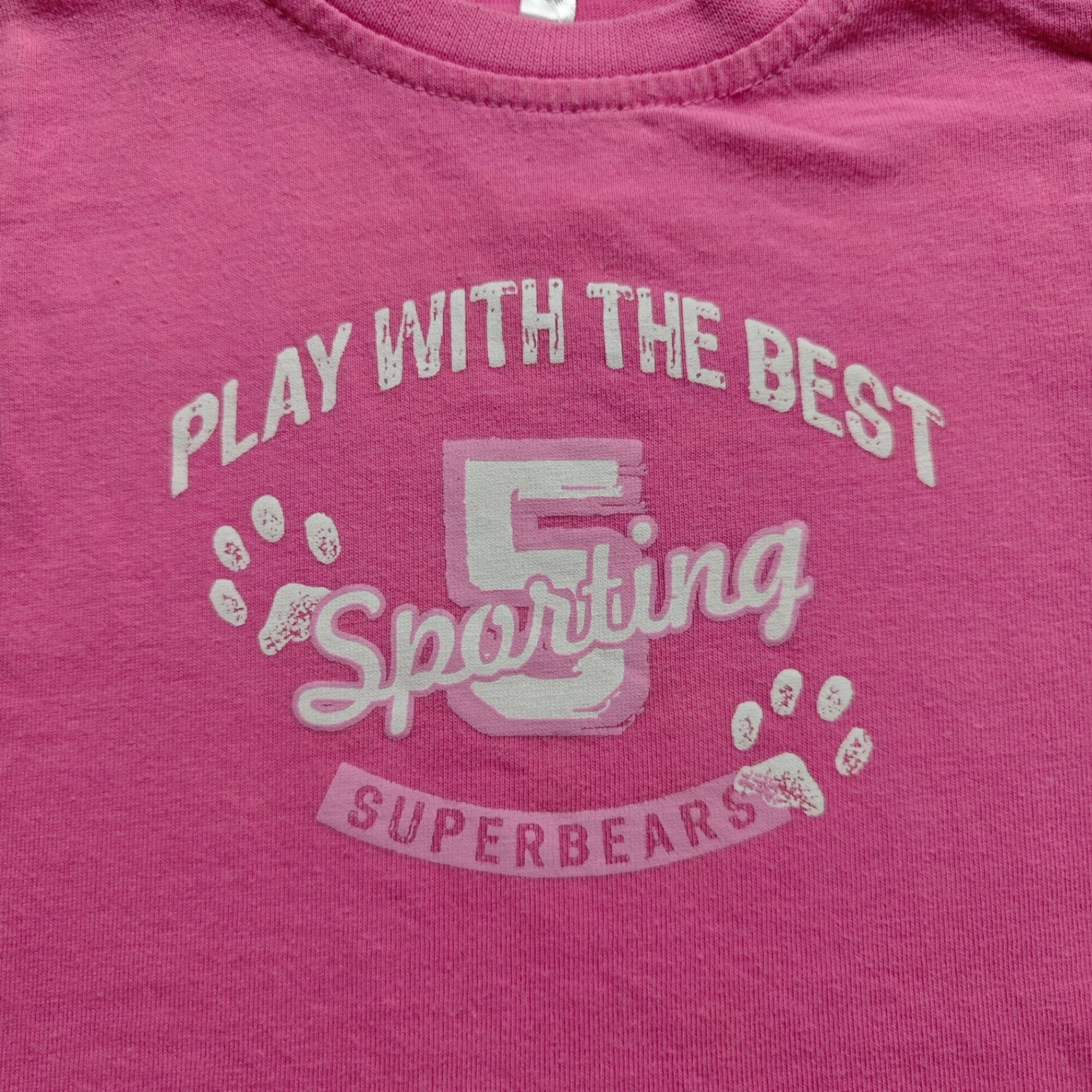 Markenlos Kurzarmshirt Rosa Größe 62