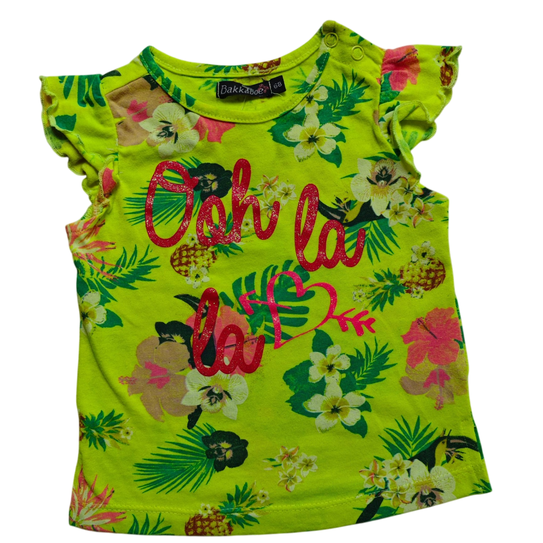 Bakkaboe Kurzarmshirt Grün Größe 68