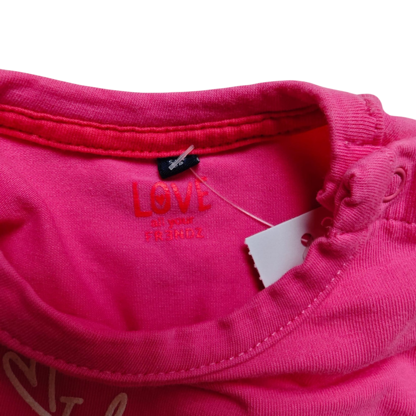 FR3NDZ Kurzarmshirt Pink Größe 68