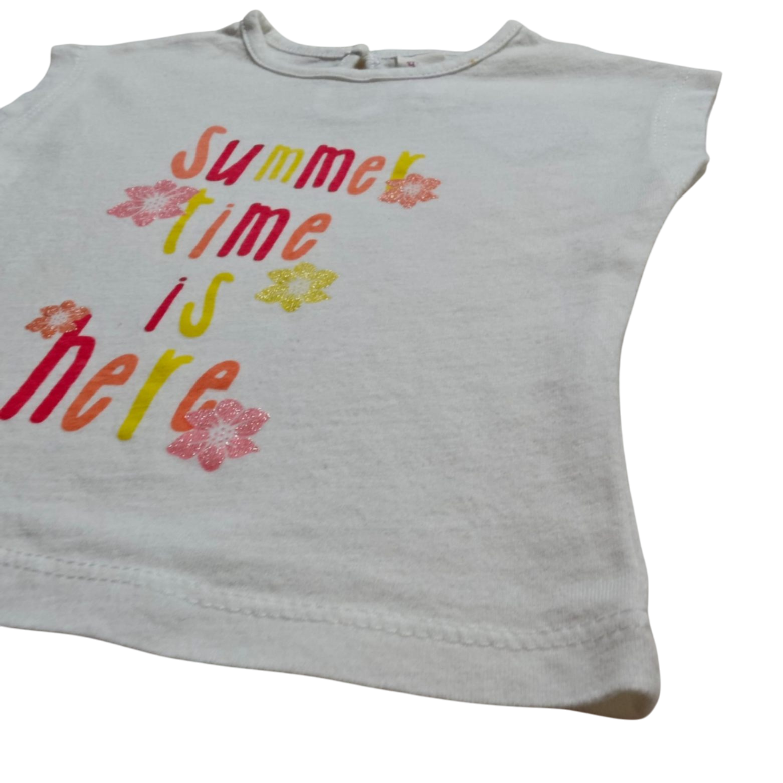 Unbekannt T-Shirt Weiß Größe 62