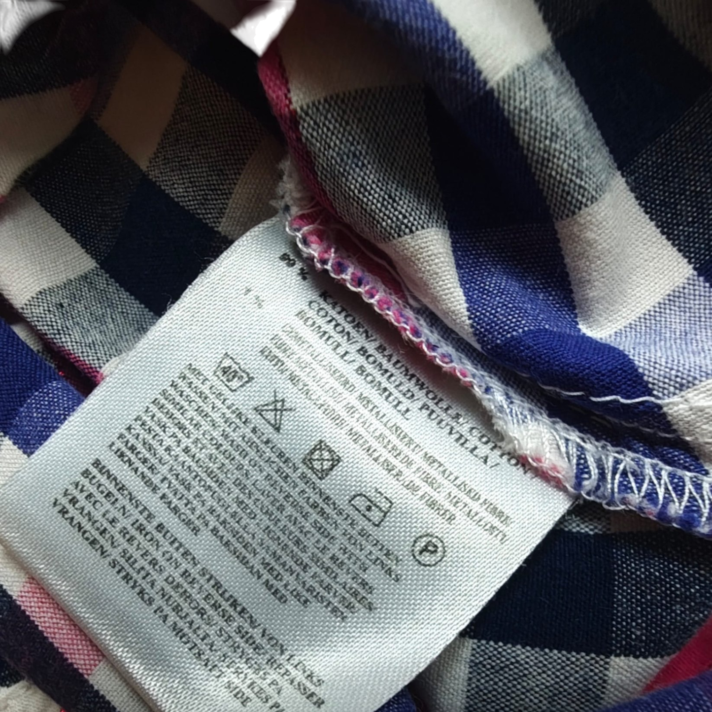 Prenatal Kleid Bunt (Pink, Blau, Weiß) Größe 68