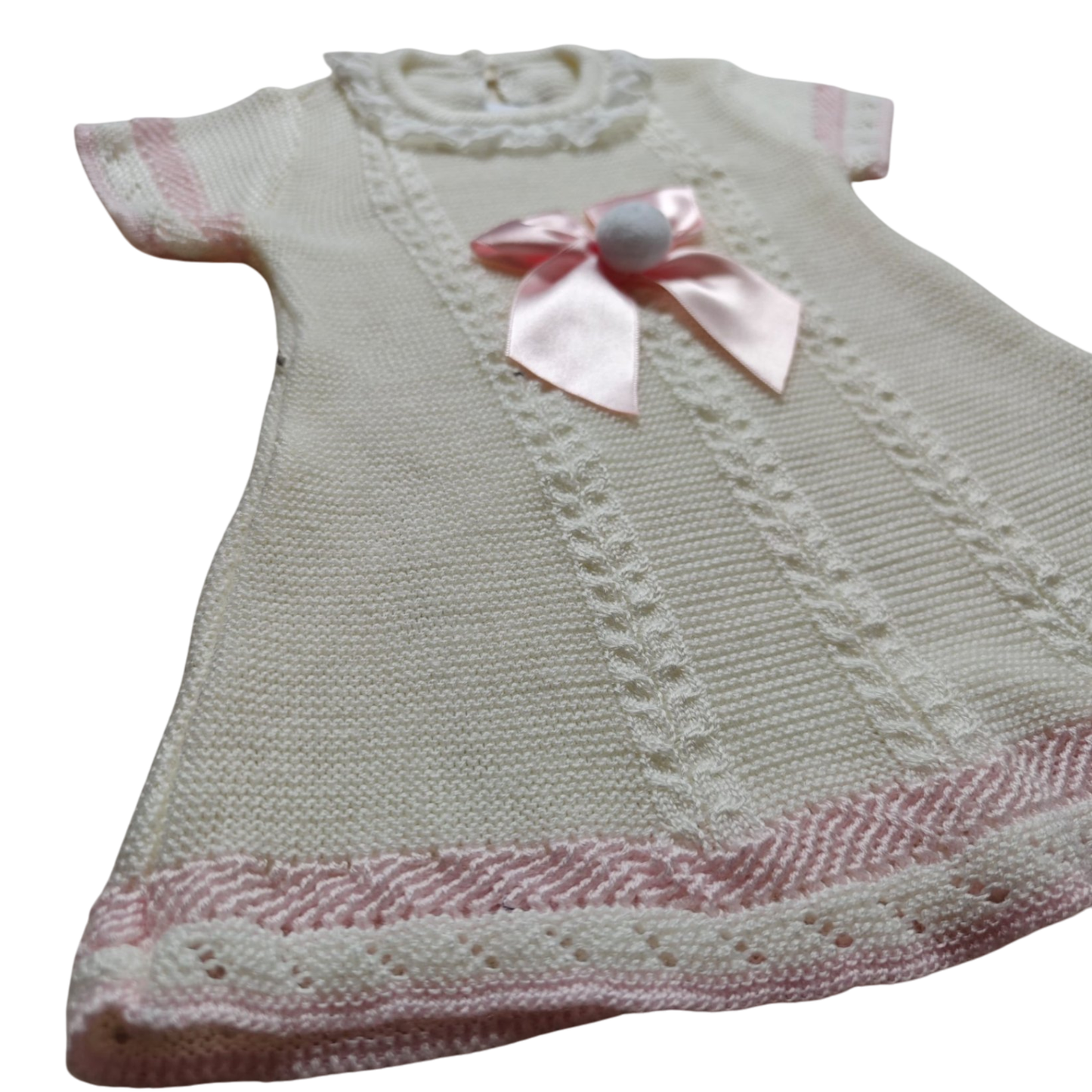 Fruit de ma passion Kleid Creme, Pink Größe 68