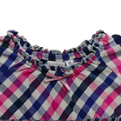 Prenatal Kleid Bunt (Pink, Blau, Weiß) Größe 68