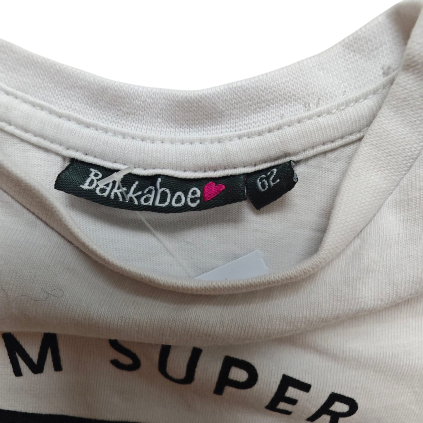 Bakkaboe Kurzarmshirt Weiß Größe 62