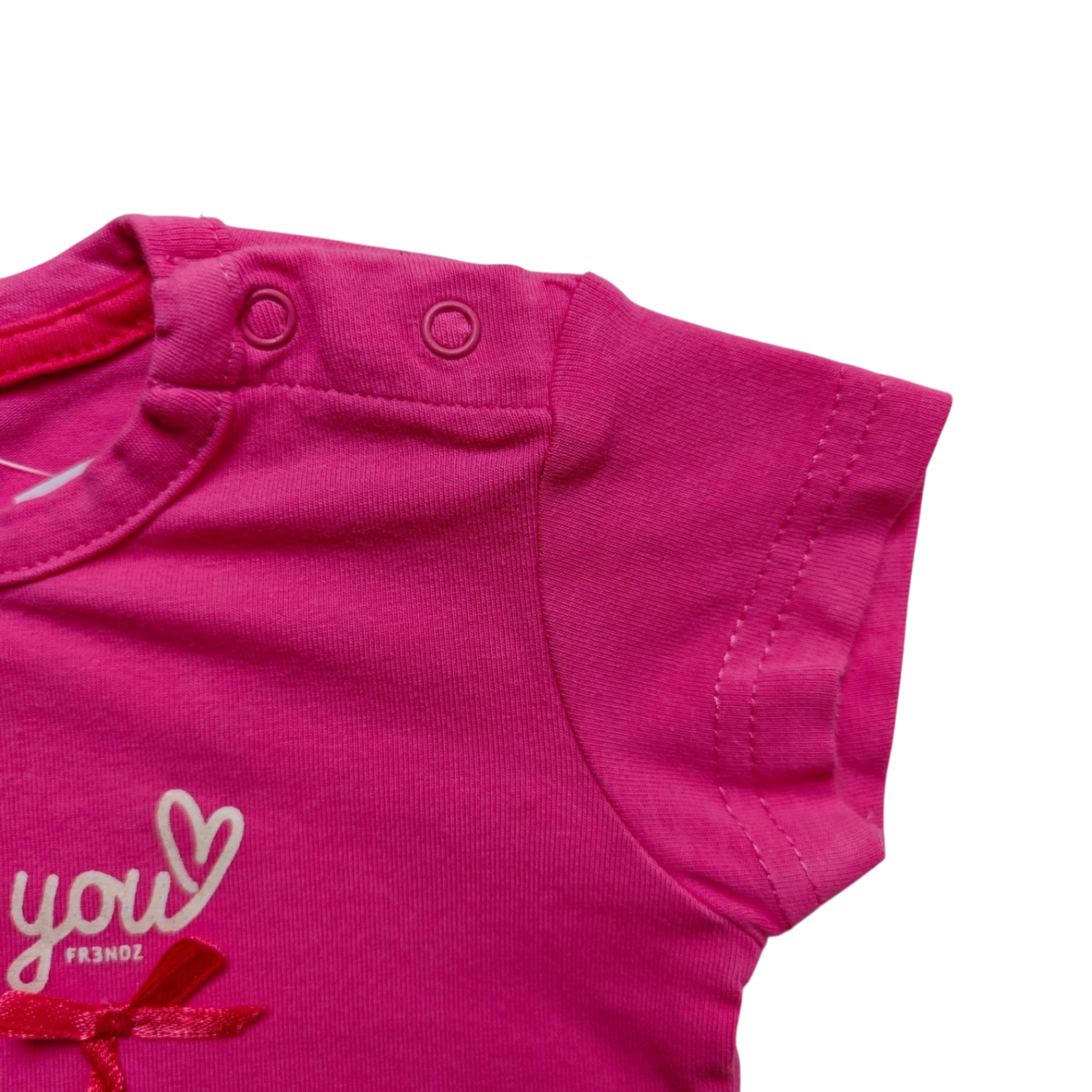 FR3NDZ Kurzarmshirt Pink Größe 68