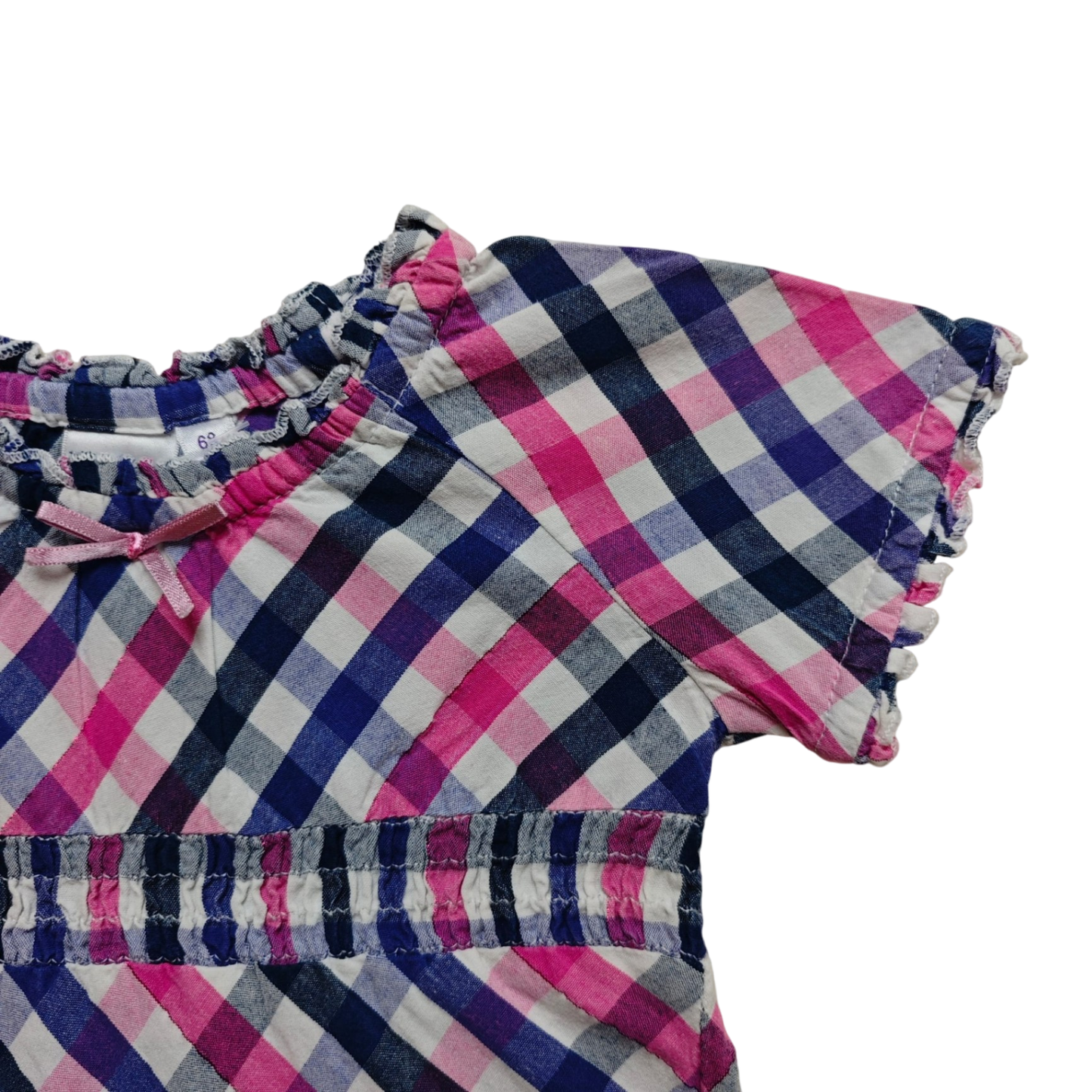 Prenatal Kleid Bunt (Pink, Blau, Weiß) Größe 68