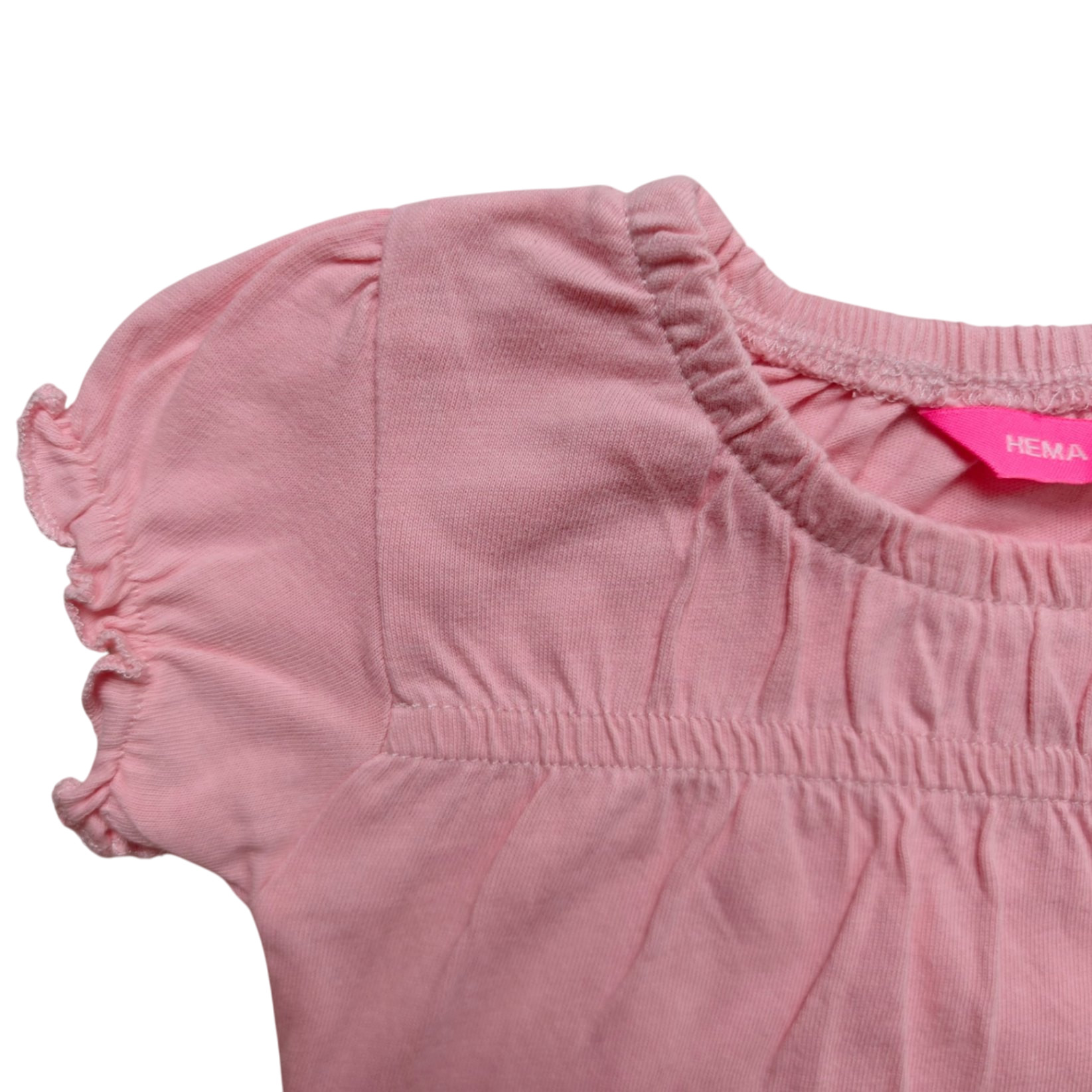 HEMA Kurzarmshirt Rosa Größe 68